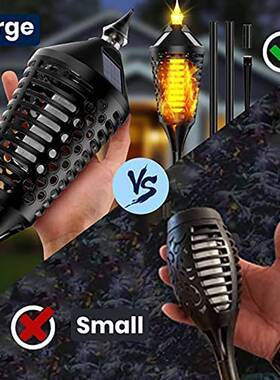 直销太能火焰灯L户外WIH庭院花园别墅草阳坪灯DE仿真火把地插灯