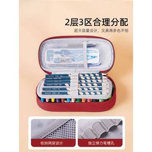 古学419风儿小童文具盒学生笔袋复儿童笔袋院大容量女童男孩笔袋