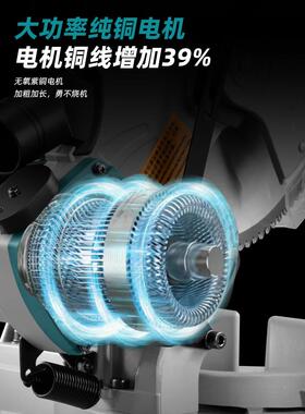 锯机高UOZ精度切万割机铝45度角切割切多功能用新款木工割机