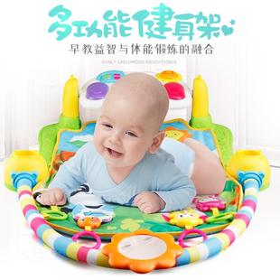 踏钢婴儿琴健身架音乐早教锻炼脚踏助琴睡534眠脚灯光多功能健身