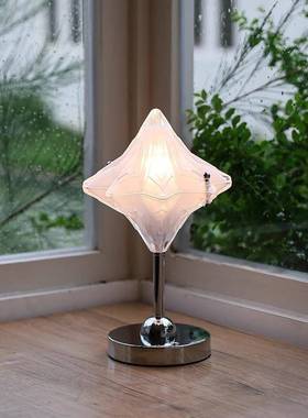 法式中护古风卧室全床头小夜灯JJT-八角氛围复古星灯星玻璃光谱眼