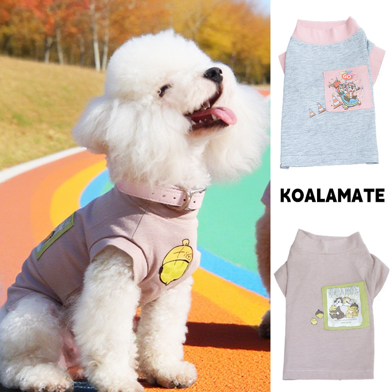 koalamate考拉伙伴宠物狗狗衣服夏季薄款猫咪衣服休闲T恤吊带