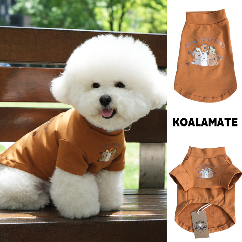 koalamate考拉伙伴宠物服饰狗狗衣服夏季薄款猫咪衣服三只小狗T恤