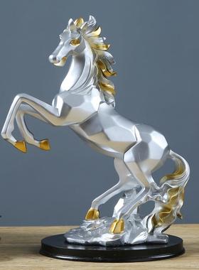 现代艺术马生肖马艺工品摆件QJ6547家居客视厅玄关公室酒柜电柜装