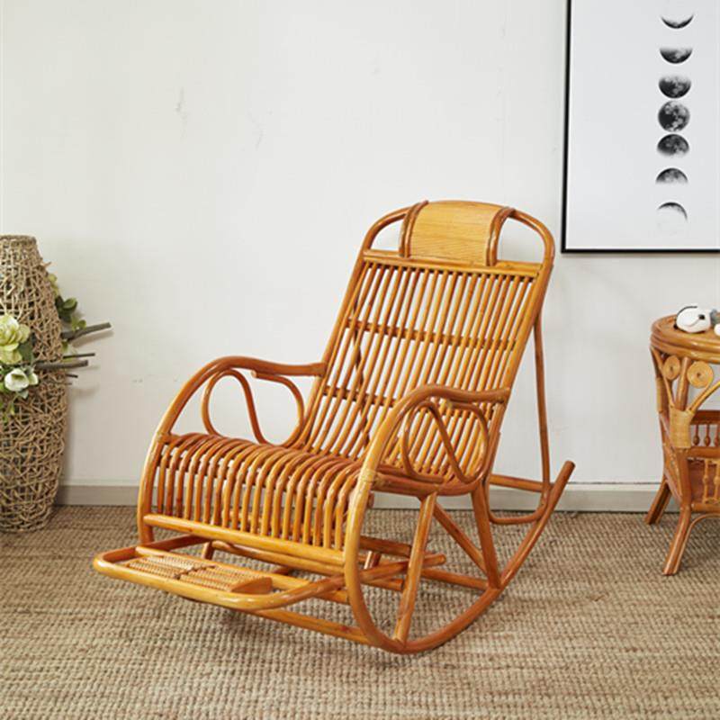 摇摇椅人天然植物躺椅午休椅子yy08大靠背懒人休藤睡闲阳台家用午