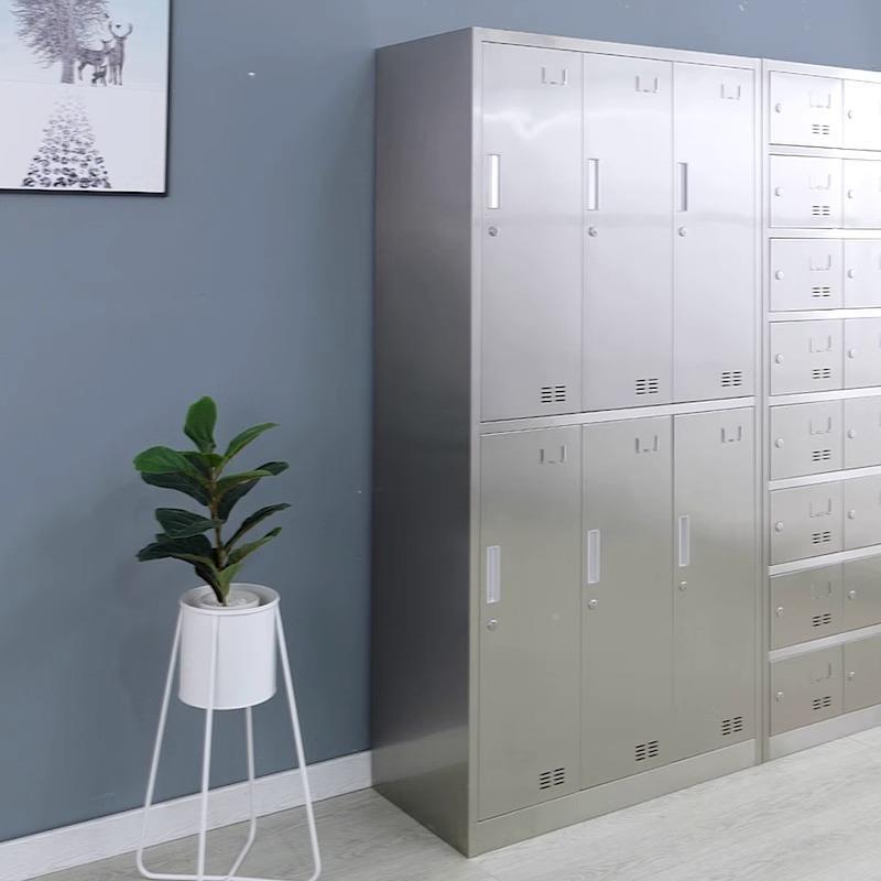 34不锈钢更0尘衣柜浴室换衣柜员工多39862门包柜子工厂车间无储存