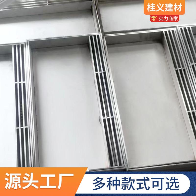 39410窨4不锈钢隐形井盖形电水力800装饰方雨井盖不锈钢井盖