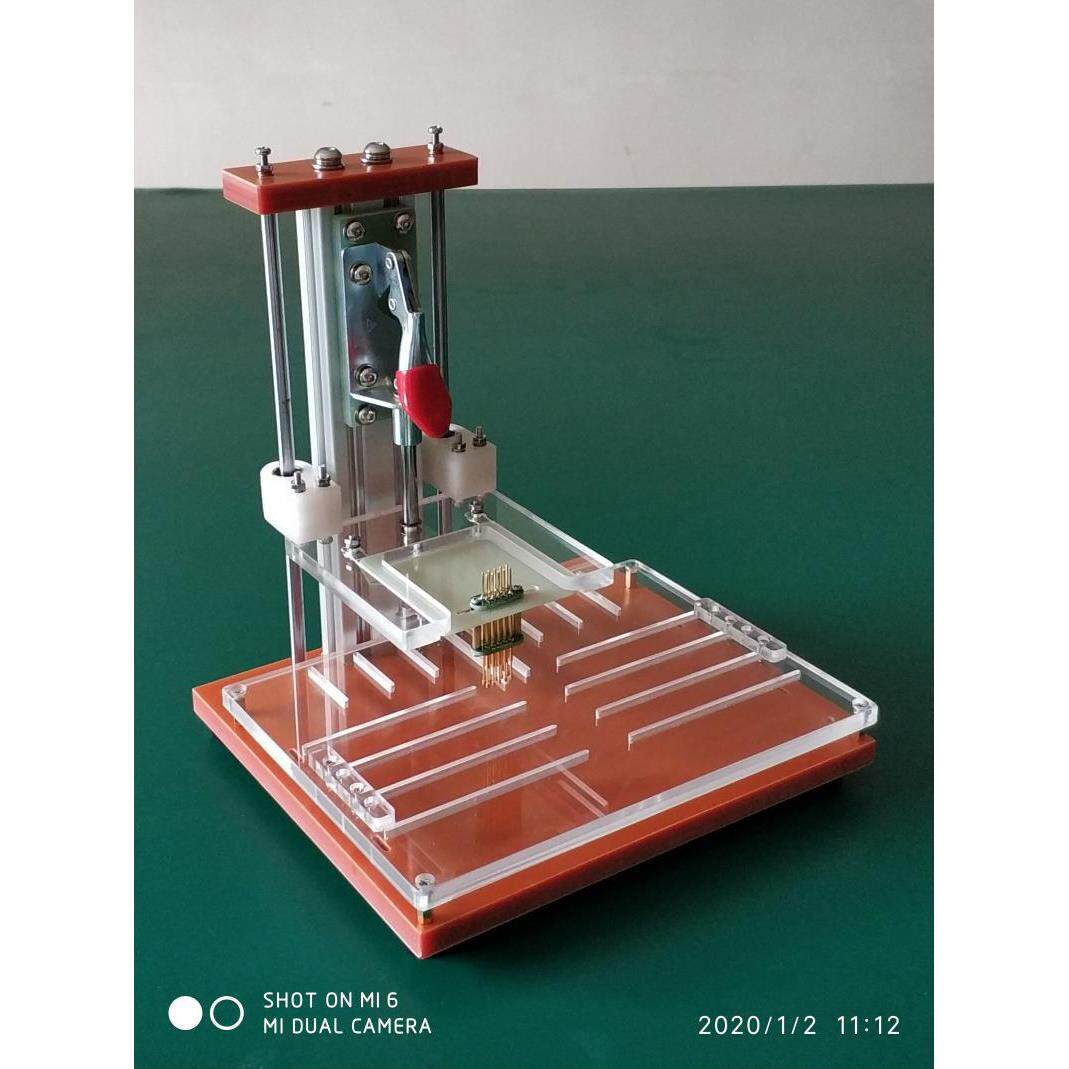 烧录治具测试架PCB夹载具探针下程USC序编程烧录.542.021.27