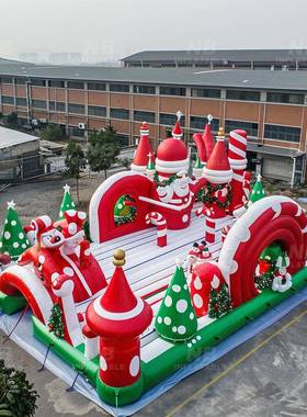 户外型充气城堡商大游乐园儿EHO童水上乐业滑梯蹦床组合城园堡气