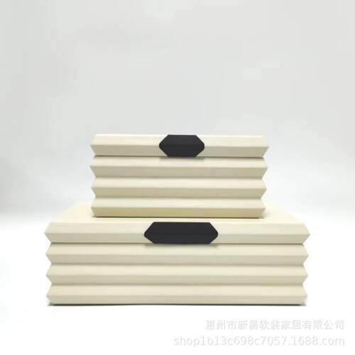 件样板房软别墅酒店装饰收纳盒橱衣帽间柜衣橱装工艺400摆储物盒