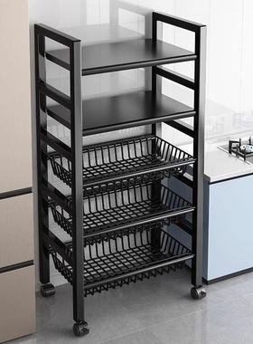 厨房菜篮子物置架落地烤式多层果收纳架OVS家用多功能微波蔬炉箱