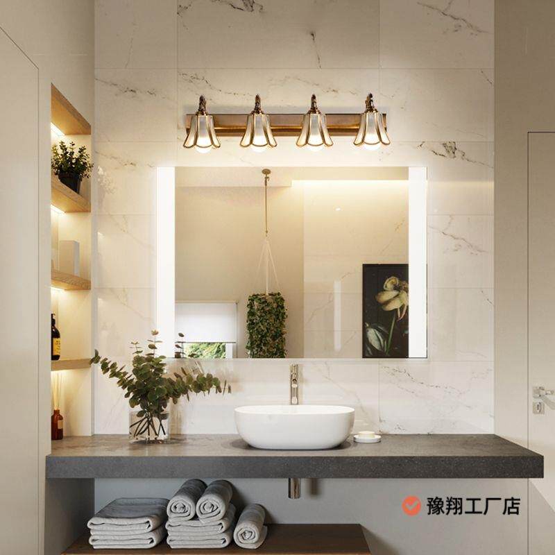古铜色led镜前灯卫生所间灯浴室厕洗395漱梳妆壁化妆台灯欧式美式
