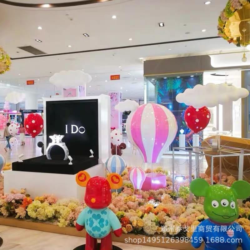 泡云朵沫仿真立体云朵装饰景道具商场中窗庭场布置橱幼儿园吊饰装
