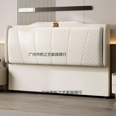 新款现床头软2011825实木板轻奢代简约背一体落地靠背单买包超薄