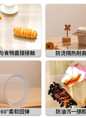 透明桌垫水油磨砂学防生书防桌餐桌HOX垫tpu桌垫几茶桌垫