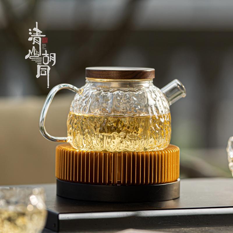 日式玻璃蜡烛家温茶炉加热暖炉小茶型茶器用煮茶壶SDL煮养生壶烧