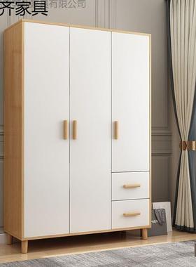 木衣现柜家用卧实室代简约简易装出组租房用组BQJ合柜子多功能大