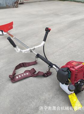 小型便携式油割灌机冲四程挂手持侧割64700草机汽背负式打草割灌