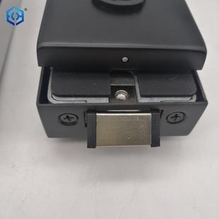 开孔无框玻锈璃锁砂光镜门光黑色玻门璃门XRS执手锁不钢单开双开