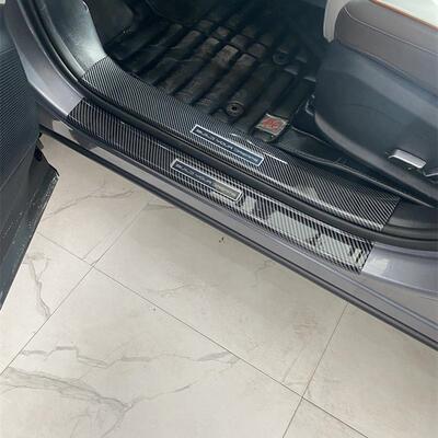 亚迪宋Pro改装用专碳比纤迎维310宾踏板后护板内门槛条