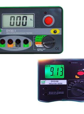 多一绝缘电阻测试仪兆欧表DY5106 高压30-1数字兆表 5000V 可充电