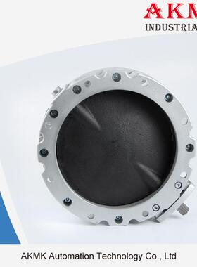 AKMK水泥用蝶阀双法兰V2FS350GBN粉料阀体搅拌站用机械