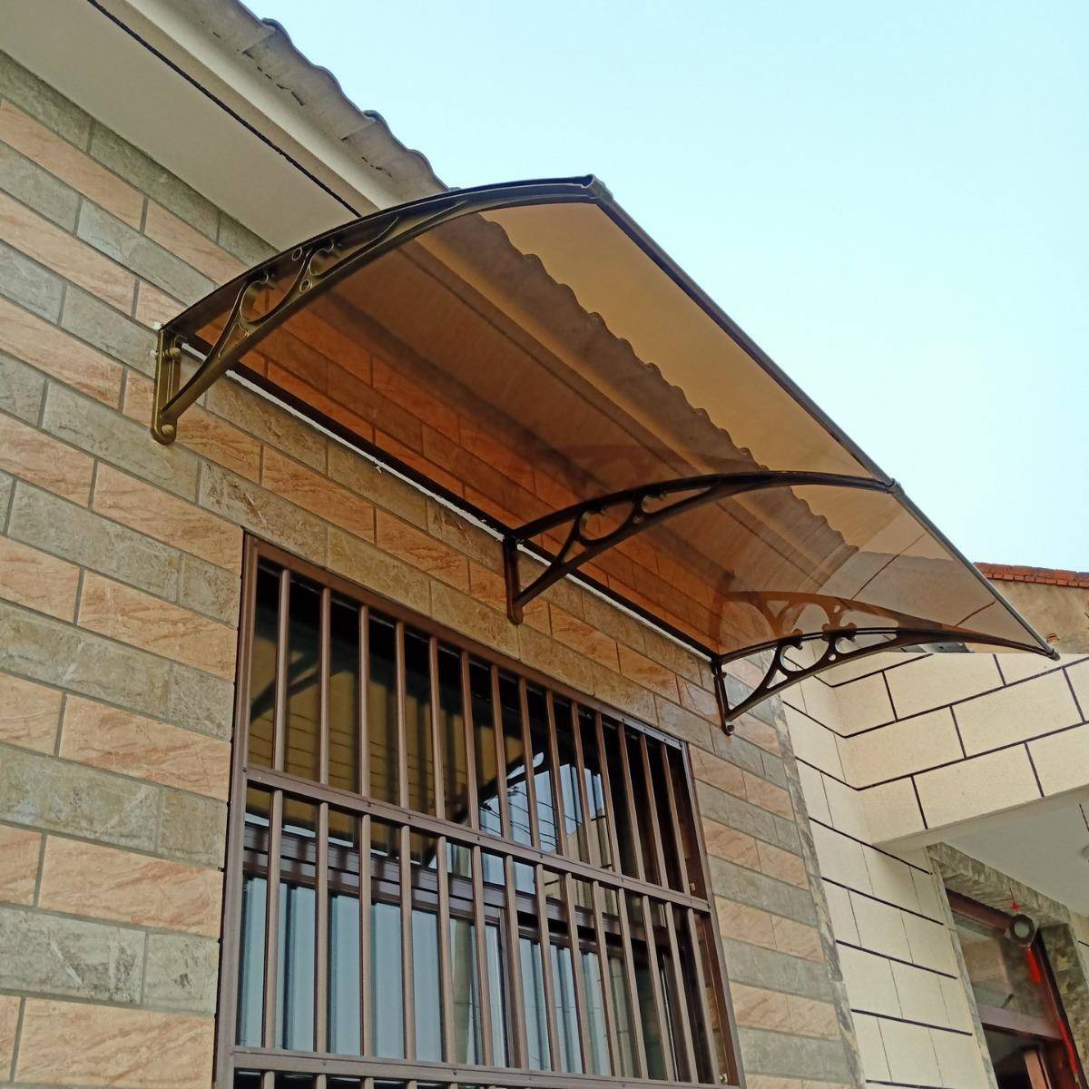 雨棚外户阳防雨棚铝合金遮光板露台屋68767412檐雨篷家用阳台遮阳