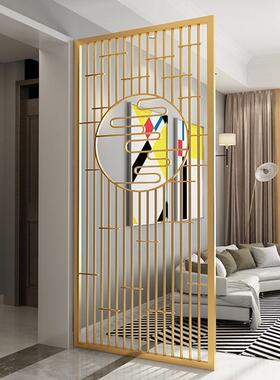 风现代简约铁070703公艺风隔断家用客厅入户装屏饰屏办室书房镂空