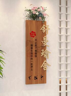 工作室lo告g广XCSo门招牌木牌店铺门头牌匾实木牌展示牌铆钉牌其