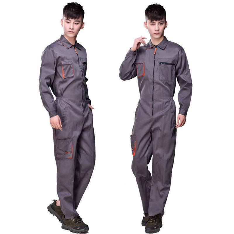 连体工作服套装男连工装制服汽修机修防尘服服体衣汽3104车S店劳