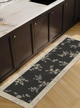 黑色复防脏厨房地APE水垫防滑油可擦免洗硅藻泥吸垫古防美式地毯