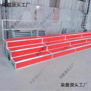 合防滑金大铝合唱台合影台阶三层可移动折叠舞台SYH梯子学学校垒