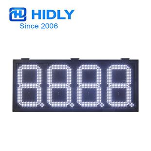 口欧出美油d价屏10寸无品牌 白色字1ed数显示le油价屏