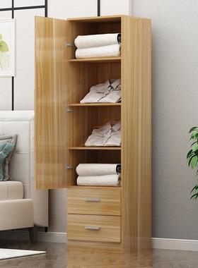 单门衣柜现代简儿童衣柜窄约小16495立柜经型台衣橱济收纳柜阳储