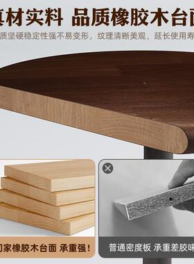 明峥家5具OUS厂木边发边柜几边桌沙客厅家用202新款中古风创意圆