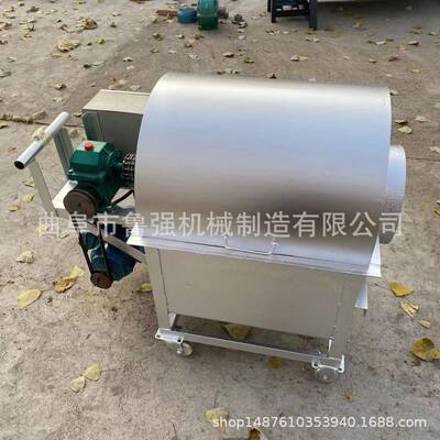 鲁强香瓜子翻炒黄机五44429滚筒式电加热炒板机豆炒栗货机