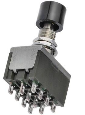 NKK非S自复2按位按钮MB185S4W01自锁12引脚KUE键开关