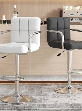 吧台带椅子用简约椅舒适酒吧旋转可升降椅现代家靠背高脚凳吧9822