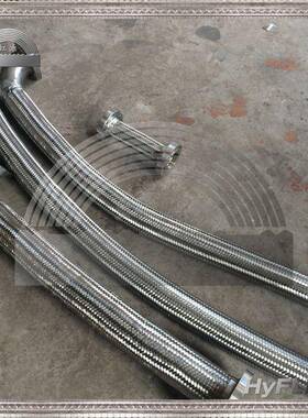 非标90度弯头弯金属软管锈钢纹波软接头软连接QSP管DN不5065