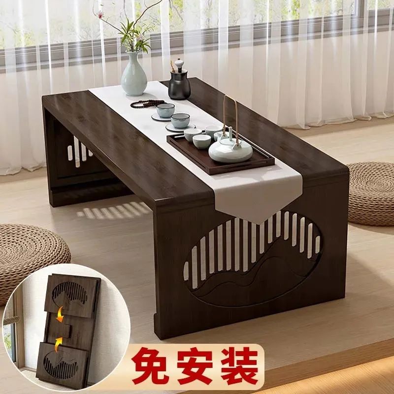 炕桌折叠小茶几飘窗小桌子茶几茶台榻榻米茶桌可折叠窗台炕桌家用