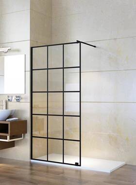 浦新款现货淋o浴出门口塞路斯金色步QBQ入式淋浴隔断屏风shwercab