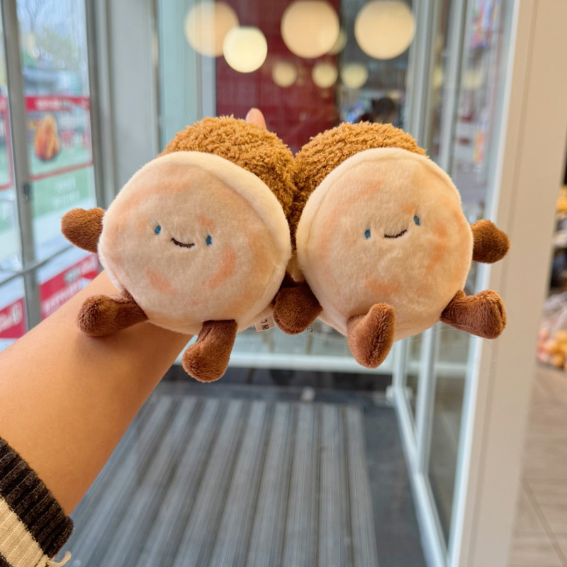 肉夹馍毛绒玩偶文创公仔