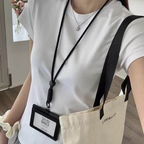 时髦系工牌卡套挂脖胸牌包