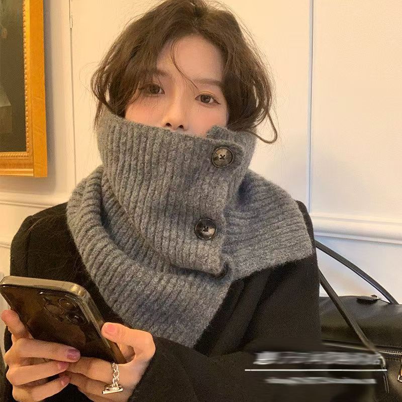 韩国复古保暖围脖冬季新款