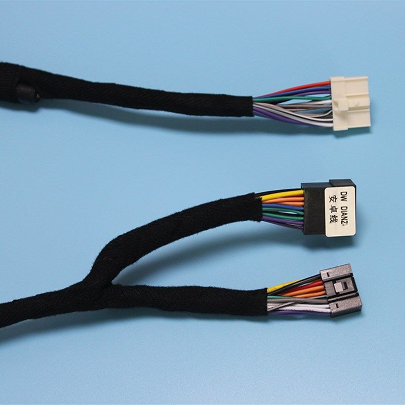 汽车DSP功放改装安卓大屏线束DSP无损对插对接尾线组1.5米