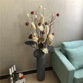 饰花干花 客厅落地玄关大花瓶高枝装 龙柳曲柳干枝天然树枝装 饰