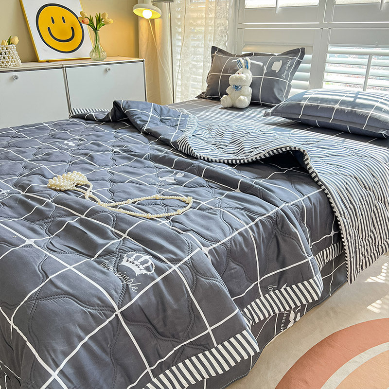 空调被夏凉被可机洗薄款被子夏季宿舍单人被芯非纯棉全棉春秋夏被,床上用品,化纤被,淘宝优惠券,粉丝福利购,淘宝优惠卷