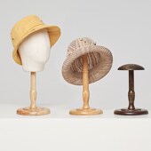 店帽子架帽撑衣柜陈列展示假发支架 帽托服装 头模新款 帽架实木台式