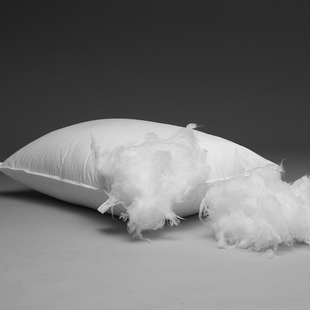 北岸纺织五星级酒店专用枕头男女家用纯棉护颈椎助睡眠羽丝棉枕芯