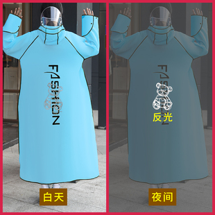 学生雨衣披 透明时尚 雨衣女电动车成人徒步长款 全身防爆雨单人男士